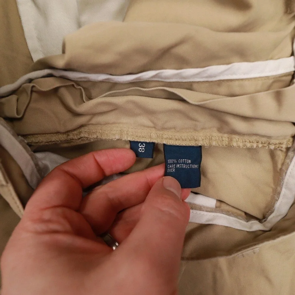 Polo Ralph Lauren Vintage Khaki Flat Front Chino Shorts 9